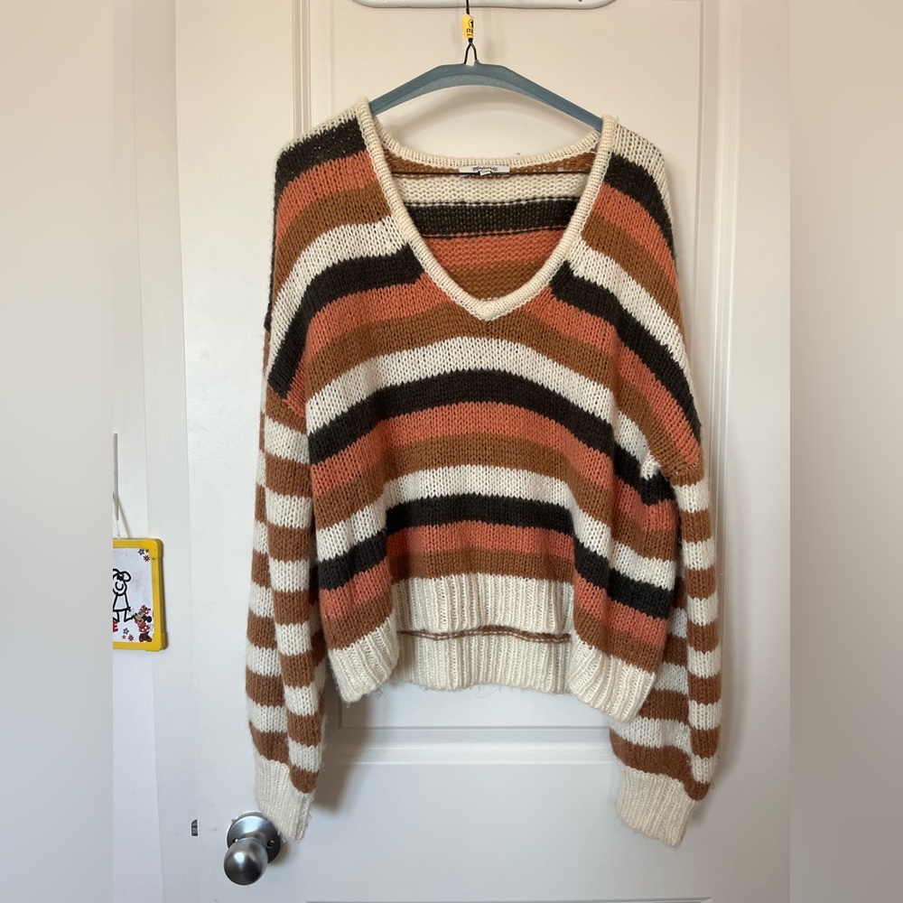 Madewell Striped Knit Sweater
